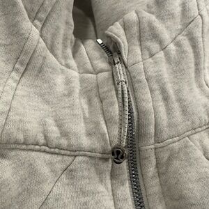 Lululemon Gray  full zip scuba Hoodie